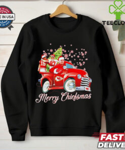 Kansas City Chiefs coach Kelce Mahomes Merry Christmas shirt