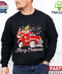 Kansas City Chiefs coach Kelce Mahomes Merry Christmas shirt