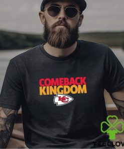 Kansas City Chiefs comeback kingdom American foolball logo shirt
