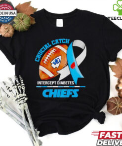 Kansas City Chiefs crucial catch intercept diabetes shirt