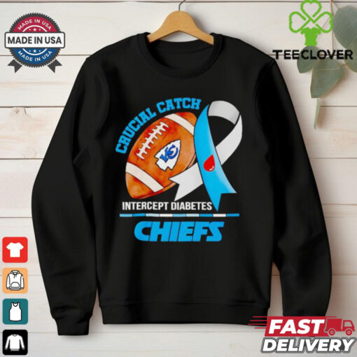 Kansas City Chiefs crucial catch intercept diabetes hoodie, sweater, longsleeve, shirt v-neck, t-shirt