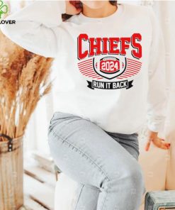 Kansas City Chiefs football 2024 run it back logo shirt