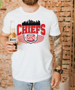 Kansas City Chiefs football 2024 skyline logo shirt