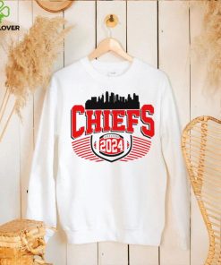 Kansas City Chiefs football 2024 skyline logo shirt