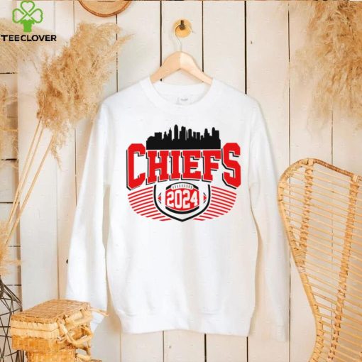 Kansas City Chiefs football 2024 skyline logo shirt