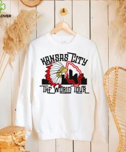 Kansas City Chiefs football Kansas City the world tour skyline logo hoodie, sweater, longsleeve, shirt v-neck, t-shirt