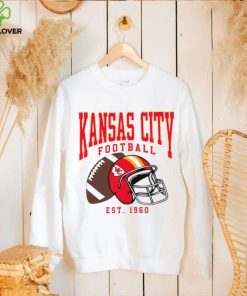 Kansas City Chiefs football est. 1960 NFL helmet logo hoodie, sweater, longsleeve, shirt v-neck, t-shirt