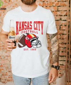 Kansas City Chiefs football est. 1960 NFL helmet logo hoodie, sweater, longsleeve, shirt v-neck, t-shirt