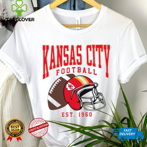 Kansas City Chiefs football est. 1960 NFL helmet logo hoodie, sweater, longsleeve, shirt v-neck, t-shirt