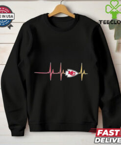 Kansas City Chiefs heartbeat T shirt