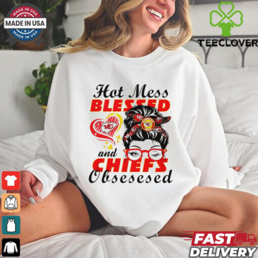 Kansas City Chiefs hoy mess blessed and Chiefs obsessed shirt
