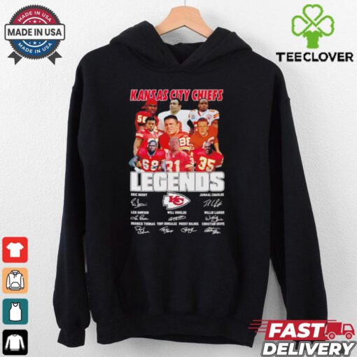 Kansas City Chiefs legends name and signatures shirt