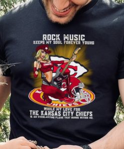 Kansas City Chiefs rock music keep my soul forever young hoodie, sweater, longsleeve, shirt v-neck, t-shirt