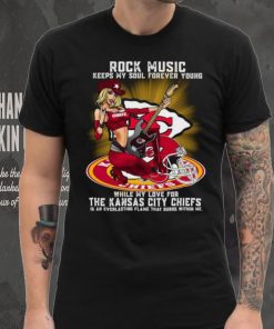 Kansas City Chiefs rock music keep my soul forever young hoodie, sweater, longsleeve, shirt v-neck, t-shirt