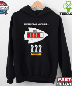 Kansas City Chiefs three peat loading 80% no. 1 seed wild card bye divisional round afc championship super bowl lix shirt