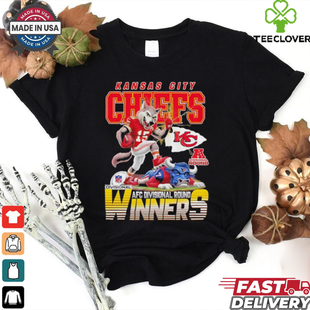 Kansas City Chiefs vs Houston Texans Mascots AFC Divisional Round Winners shirt Kansas City Chiefs vs Houston Texans Mascots AFC Divisional Round Winners shirt