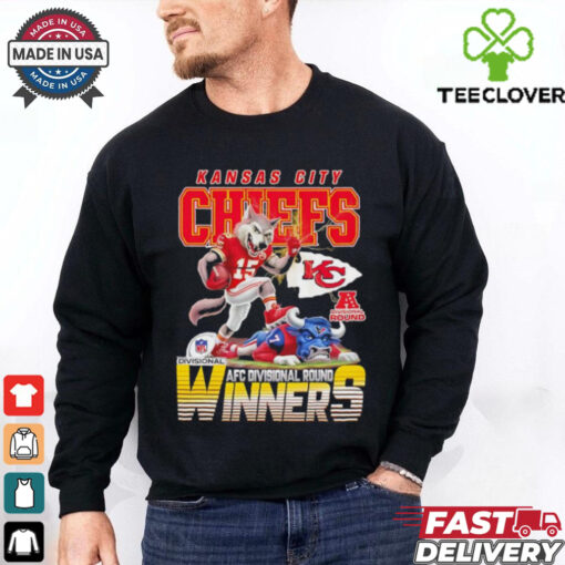 Kansas City Chiefs vs Houston Texans Mascots AFC Divisional Round Winners shirt