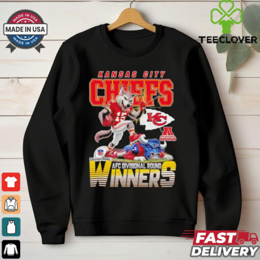 Kansas City Chiefs vs Houston Texans Mascots AFC Divisional Round Winners shirt