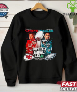 Kansas City Chiefs vs Philadelphia Eagles Matchup Super Bowl LIX February 2025 shirt