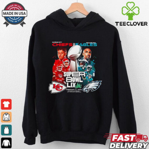 Kansas City Chiefs vs Philadelphia Eagles Matchup Super Bowl LIX February 2025 shirt