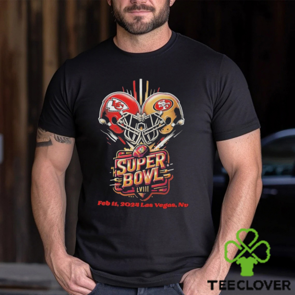 Kansas City Chiefs vs San Francisco 49Ers Super Bowl LVIII Feb 11 2024 Las Vegas NV Shirt Kansas City Chiefs vs San Francisco 49Ers Super Bowl LVIII Feb 11 2024 Las Vegas NV Shirt