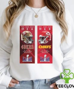 Kansas City Chiefs vs San Francisco 49ers Super Bowl LVIII Matchup Shirt