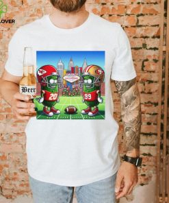 Kansas City Chiefs vs San Francisco 49ers matchup pickle shirt