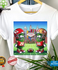 Kansas City Chiefs vs San Francisco 49ers matchup pickle shirt
