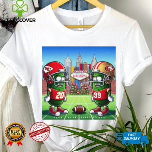Kansas City Chiefs vs San Francisco 49ers matchup pickle shirt