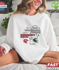 Kansas City Chiefs vs. Philadelphia Eagles Majestic Threads Super Bowl LIX Matchup shirt