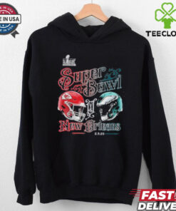 Kansas City Chiefs vs. Philadelphia Eagles Super Bowl LIX New Orleans shirt
