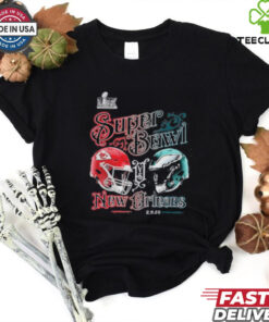 Kansas City Chiefs vs. Philadelphia Eagles Super Bowl LIX New Orleans shirt