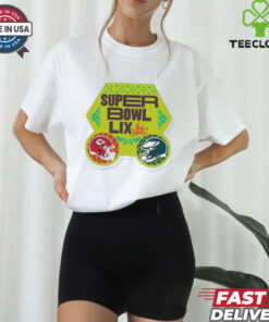 Kansas City Chiefs vs. Philadelphia Eagles WinCraft Super Bowl LIX shirt