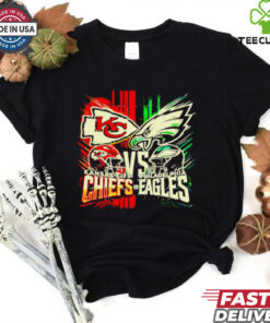 Kansas City Chiefs vs. Philadelphia Eagles transparent 2025 shirt