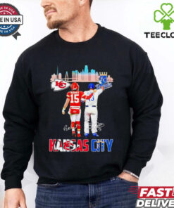 Kansas City Chiefs x Kansas City Royals signature city skyline shirt