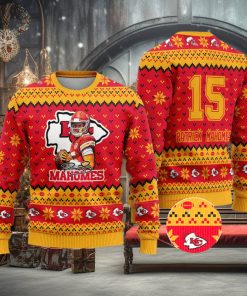 Kansas City Chiefs – Patrick Mahomes Custom Name And Number Ugly Christmas Sweater