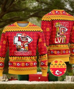 Kansas City Chiefs – Patrick Mahomes Super Bowl LVII Champions 2023 Ugly Christmas Sweater