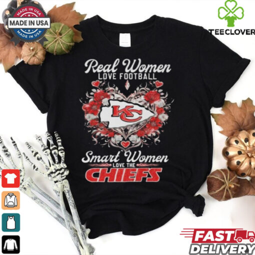 Kansas City Chiefs – Real Women Love Football Smart Women Chiefs Unisex T Shirt