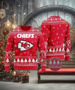 Kansas City Football Kansas City Chief Christmas 3D NFL Ugly Christmas Sweater