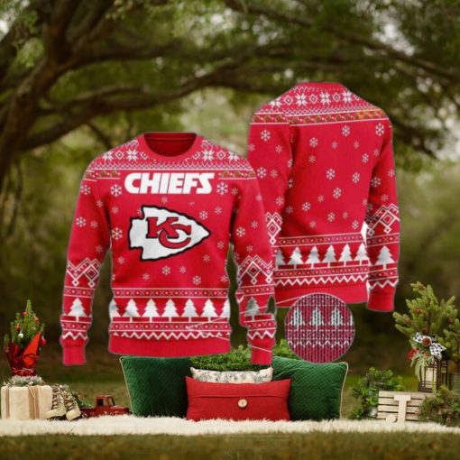 Kansas City Football Kansas City Chief Christmas 3D NFL Ugly Christmas Sweater