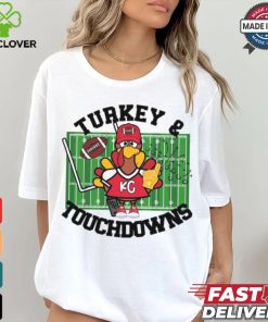 Kansas City Football Turkey Touchdowns shirt