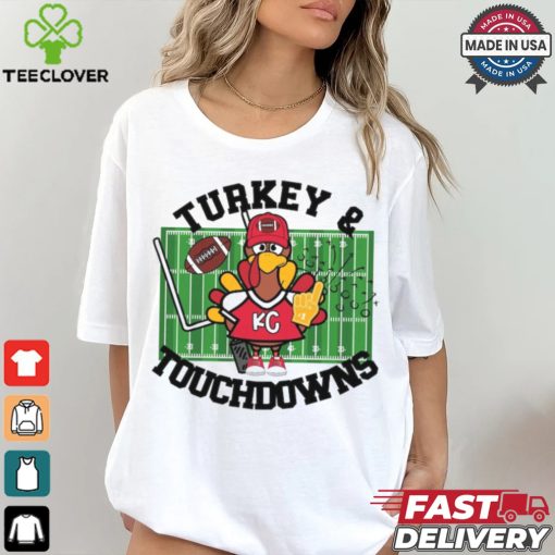 Kansas City Football Turkey Touchdowns shirt