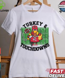 Kansas City Football Turkey Touchdowns shirt