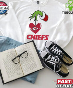 Kansas City Grinch Heart Christmas 2024 shirt