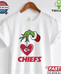 Kansas City Grinch Heart Christmas 2024 shirt