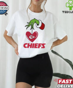 Kansas City Grinch Heart Christmas 2024 shirt