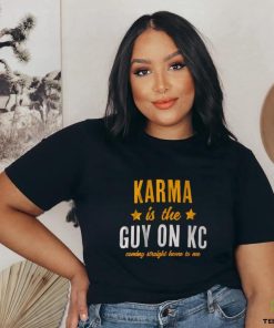 Kansas City Karma is the guy on kc 2023 hoodie, sweater, longsleeve, shirt v-neck, t-shirt