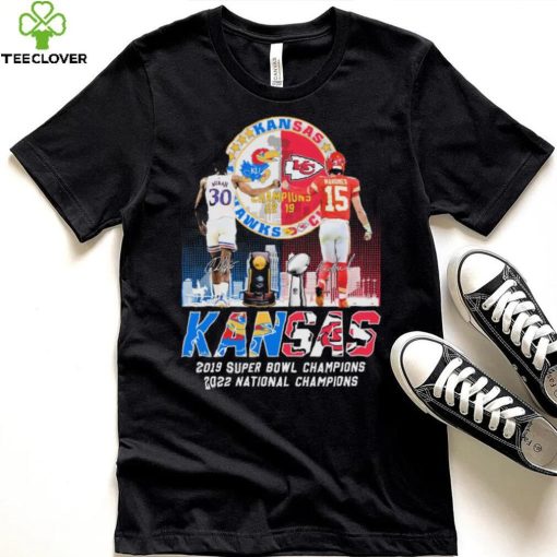 Kansas City Of Champions Kansas Jayhawks And Kansas Chiefs T Shirt