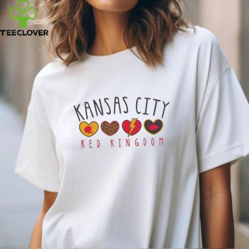 Kansas City Red Kingdom Love Heart Logo 2024 Shirt