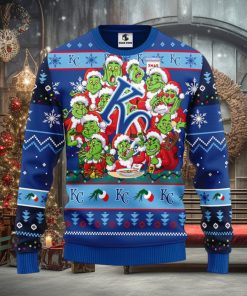 Kansas City Royals 12 Grinch Xmas Day Christmas Ugly Sweater